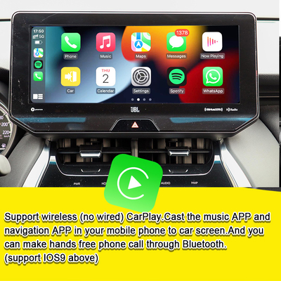 Módulo de atualização Android OEM Lsailt para Harrier Venza Toyota 2022 - Interface multimídia Android de 12,3 polegadas com YouTube, NetFlix