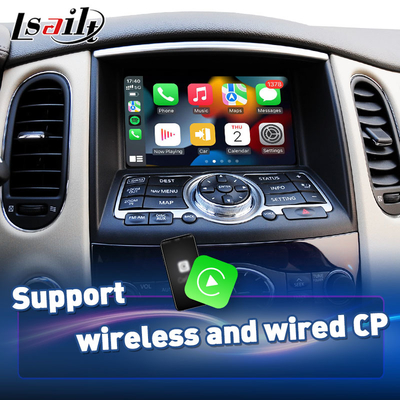 Tela Android Auto Carplay Lsailt para Infiniti EX25 EX35 EX37 EX30d EX QX50 2007-2017