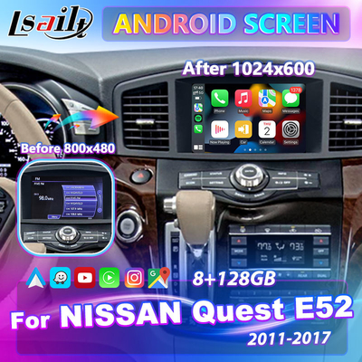 Lsailt 8 polegadas HD tela multimídia Android para 2011-2017 Nissan Quest E52