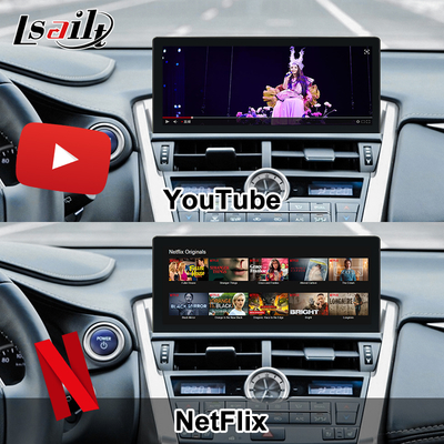 Lexus Android Screen com CarPlay Wireless e Android Auto 10,25 polegadas touchscreen ♪ SIM Card e 360 câmeras IPS Display