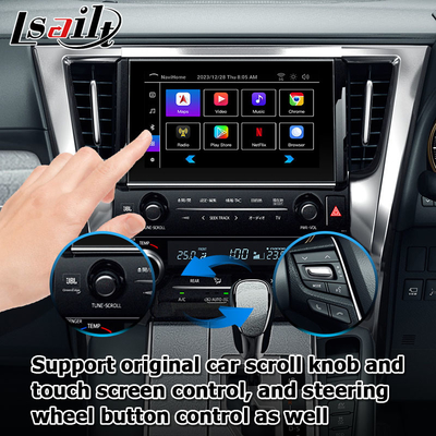 Toyota Alphard Vellfire AH40 Android carplay interface de vídeo