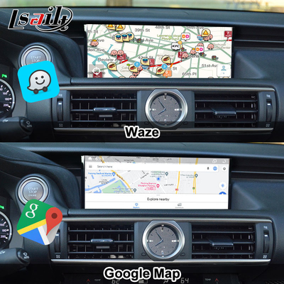 Lexus Android Screen Android 13 Multimédia Display 8 Core Qulcomm para LEXUS IS200T IS300H IS350 Suporte Controle de Joystick, YouTube, Google Play, CarPlay