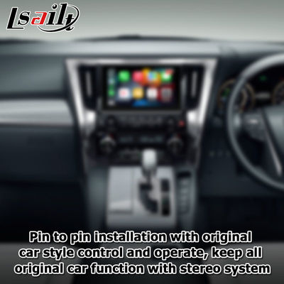 Toyota Alphard Vellfire AH30 série puro estilo OEM Carplay android auto box modelo 2015-2022