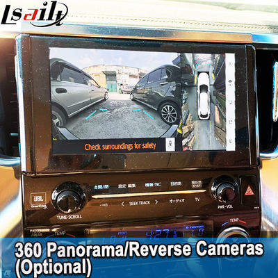 Módulo de atualização automática sem fio Apple CarPlay / Android para Alphard Série 30 Vellfire Toyota Suporte FM Radio,A / C, Espelho, Câmeras