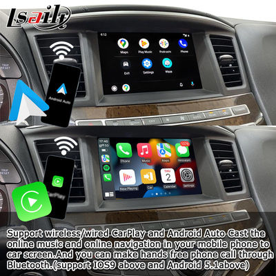 Interface CarPlay para Infiniti QX60 JX35 2008-2017 Car Play Upgrade Android Auto Module, Espelhamento, Temperatura do AC
