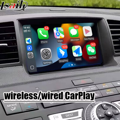 Lsailt 8 polegadas tela CarPlay para Nissan Fuga (Y50) Infiniti 350GT 2005-2008 Android Auto, espelhamento, HD Touch Display