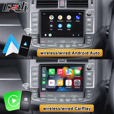 Caixa Apple CarPlay sem fio para Crown S200 RS204 GWS204 URS204 URS206 Majesta XV Athlete Saloon Toyota Android Auto Integrado