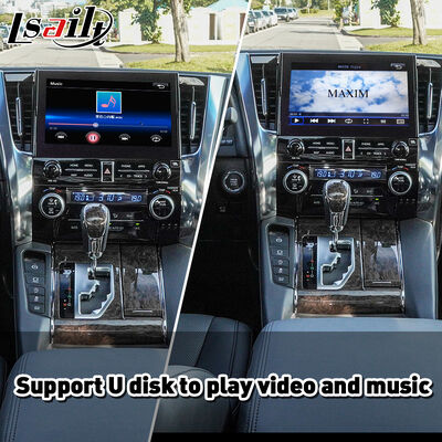 Lsailt Wireless Android Auto Carplay Interface para 2019 -2023 Toyota Alphard Vellfire JBL versão alta