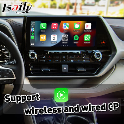 Interface Lsailt Wireless Android Auto Carplay para Toyota Highlander 2020-Presente