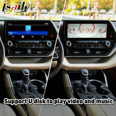 Interface Lsailt Wireless Android Auto Carplay para Toyota Highlander 2020-Presente