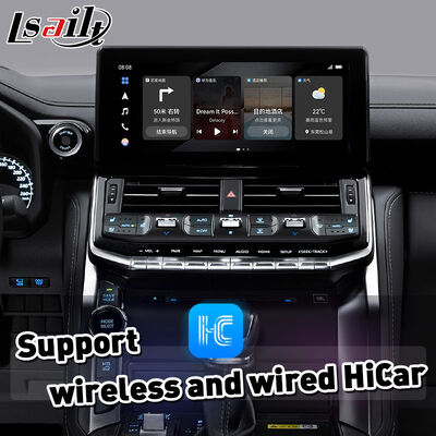Lsailt Wireless Android Auto Carplay Interface para 2021-2024 Toyota Land Cruiser 300 GX-R VX-R GR GR-S Sahara ZX VX LC300
