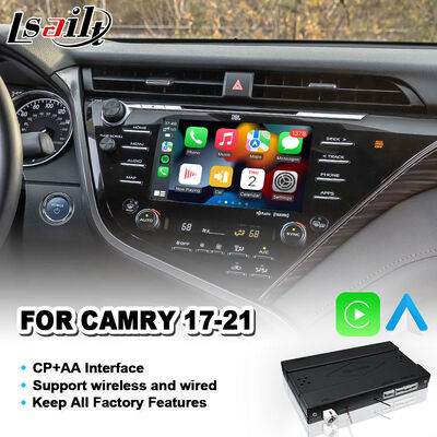 Interface Lsailt Wireless Android Auto Carplay para Toyota Camry 2017-2021