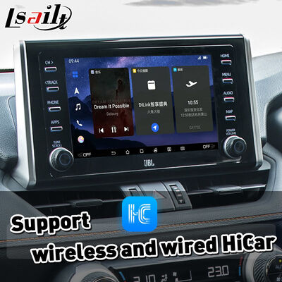 Lsailt Wireless Android Auto Carplay Interface para 2018-2023 Toyota RAV4 Majesty