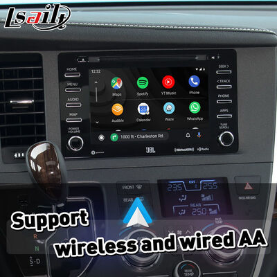 Interface Lsailt Wireless Android Auto Carplay para Toyota Sienna 2018-2020