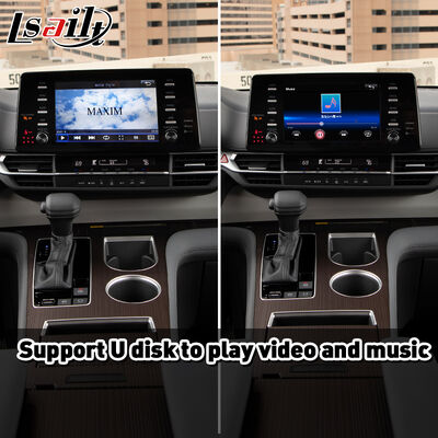 Interface Lsailt Wireless Android Auto Carplay para Toyota Sienna LE XLE XSE 2021-Presente