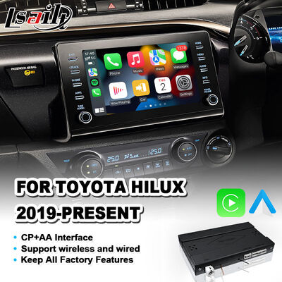 Lsailt Wireless Android Auto Carplay Interface para Toyota Hilux 2019