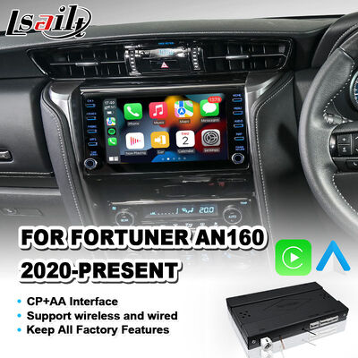 Lsailt Wireless Android Auto Carplay Interface para 2020 e atual Toyota Fortuner AN160
