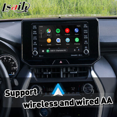 Interface Lsailt Wireless Android Auto Carplay para Toyota Venza Harrier 2020-Presente