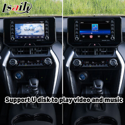 Interface Lsailt Wireless Android Auto Carplay para Toyota Venza Harrier 2020-Presente
