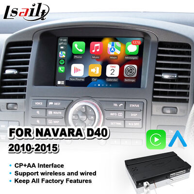 Lsailt Wireless Android Auto Carplay Interface para 2010-2015 Nissan Navara D40