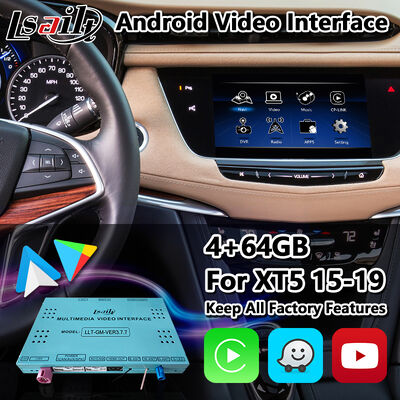 Lsailt Android Navegação Carplay Interface de vídeo para 2016-2019 Cadillac XT5 Platinum CUE System