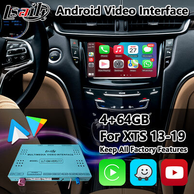 Lsailt Android Carplay Multimédia Interface de Vídeo Para 2013-2019 Cadillac XTS CUE System