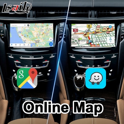 Interface de Vídeo Multimídia Android Lsailt para Sistema CUE Cadillac XTS 2013-2019 Com Carplay