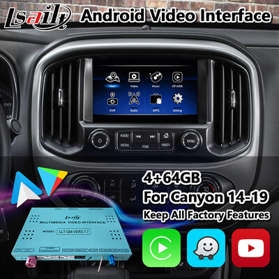 Interface de Vídeo Multimídia Android Lsailt para Sistema Intellilink GMC Canyon 2015-2020 com Carplay
