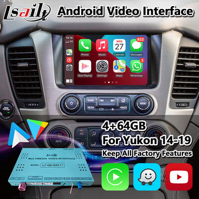 Interface de Vídeo Multimídia Android Lsailt para Sistema Intellilink GMC Yukon 2015-2020