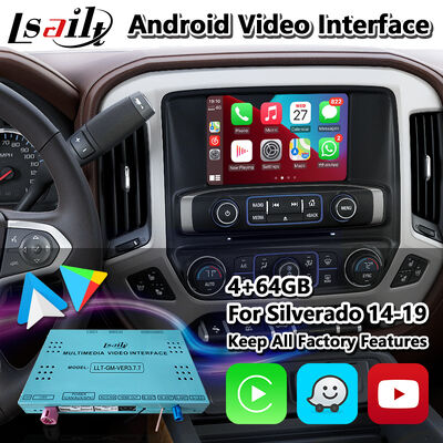 Interface Multimídia Chevrolet Silverado Android Carplay Com Android Auto Sem Fio