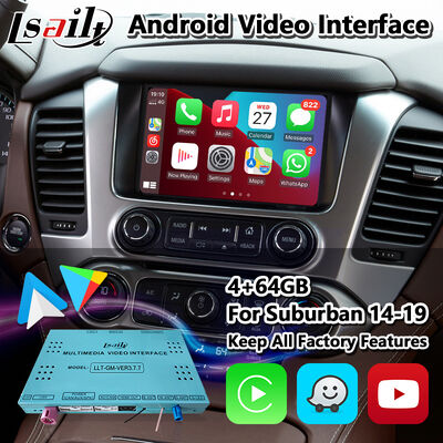 Lsailt Android Auto Carplay Multimédia Interface para 2014-2020 Chevrolet Suburban Mylink System