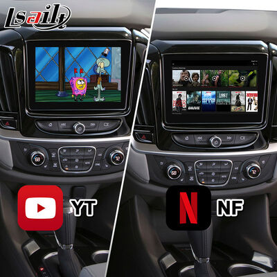 Chevrolet Traverse Android Carplay Interface multimídia com navegação GPS