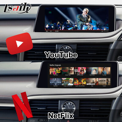 OEM Android Module de Atualização para Lexus RX450h, RX350 RX270 2016-2021 Integração CarPlay sem fio, Android Auto, YouTube,NetFlix