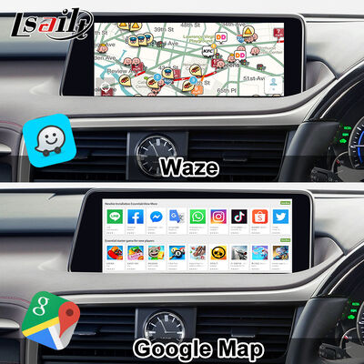 OEM Android Module de Atualização para Lexus RX450h, RX350 RX270 2016-2021 Integração CarPlay sem fio, Android Auto, YouTube,NetFlix