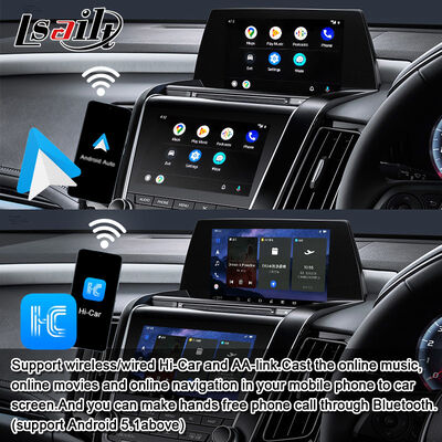 Caixa de Interface OEM e Android CarPlay para Crown S220 2018-2022 com Android Auto, YouTube, Netflix, Google Play