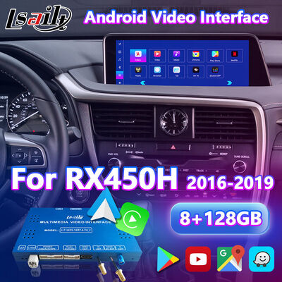 Interface de Vídeo Lsailt Android Carplay para Lexus 2016-2019 RX 350 RX450h RX200t RX350L RX450L RX300 RX350
