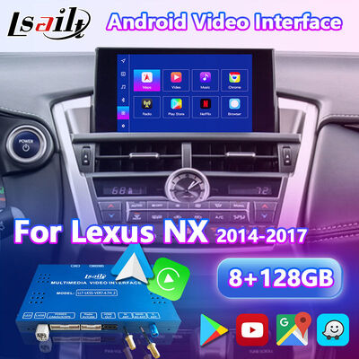 Lsailt Android Multimédia Interface de vídeo para Lexus NX300h NX200t NX F-Sport Touchpad Control 2014-2017