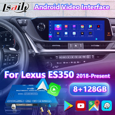 Relação video da navegação de 4+64GB Lsalit Android para Lexus ES300H ES350
