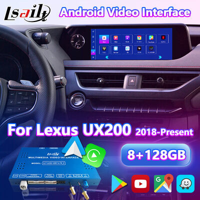 Interface de Vídeo Multimídia Android Lsailt para Lexus UX 250 UX200 UX300e UX250 de 2018 em diante