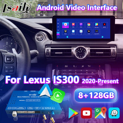 A relação video de Lsailt Android Carplay para Lexus É IS300 IS350 IS300h IS500 2020-2023