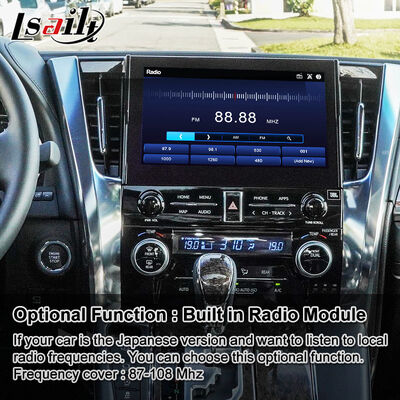 Lsailt Android Carplay Interface de vídeo para 2019 -2023 Toyota Alphard Vellfire JBL High Version