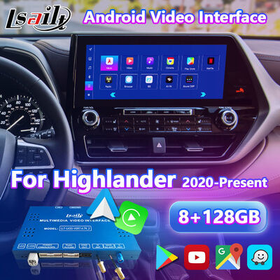 Lsailt Android Car Navigation Multimédia Interface de vídeo para 2020 e presente Toyota Highlander
