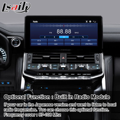 Lsailt Android Navigation Carplay Interface para 2021-2024 Toyota Land Cruiser 300 GX-R VX-R GR GR-S Sahara ZX VX LC300