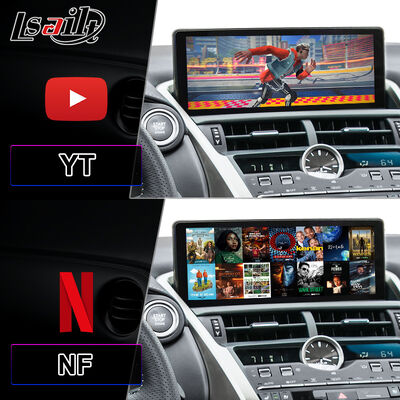 Lsailt 10,25 polegadas Android Carplay Multimédia Video Interface Screen para 2017-2021 Lexus NX 300h NX200 NX300 NX300h