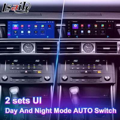 Lsailt 10.25 Polegada Android Carplay Tela Multimídia para 2013-2020 Lexus IS Knob IS250 IS200t IS300 IS300h IS350