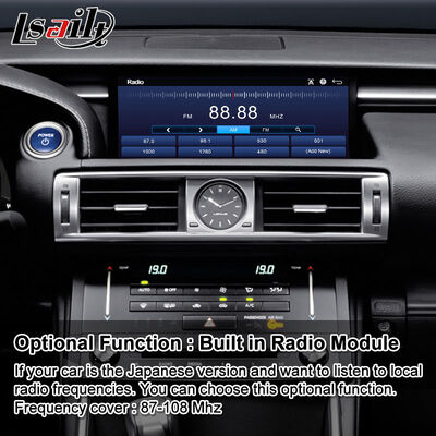 Lsailt 10.25 Polegada Android Carplay Tela Multimídia para 2013-2020 Lexus IS Knob IS250 IS200t IS300 IS300h IS350