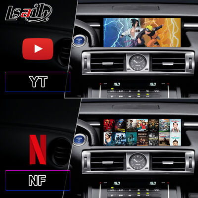Lsailt 10.25 Polegada Android Carplay Tela Multimídia para 2013-2020 Lexus IS Knob IS250 IS200t IS300 IS300h IS350