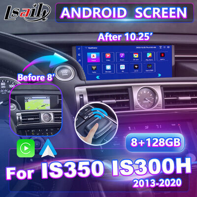 Lsailt Android Carplay Multimedia Screen para 2013-2020 Lexus IS 250 IS200T IS300 IS350 IS300h IS250