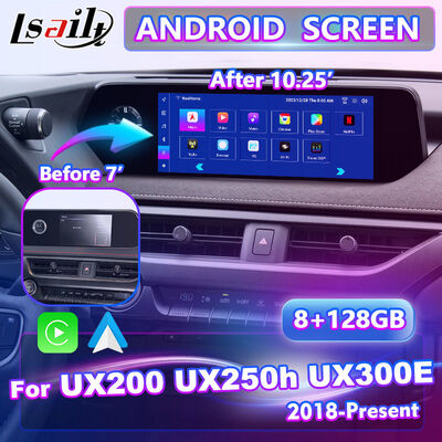 Lsailt Android Carplay tela multimídia para 2018-2021 Lexus UX 300e UX200 UX250h UX300e