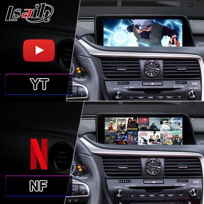 Tela de interface multimídia Lsailt Android Carplay para 2016-2019 Lexus RX Knob RX350 RX450h RX200t RX300